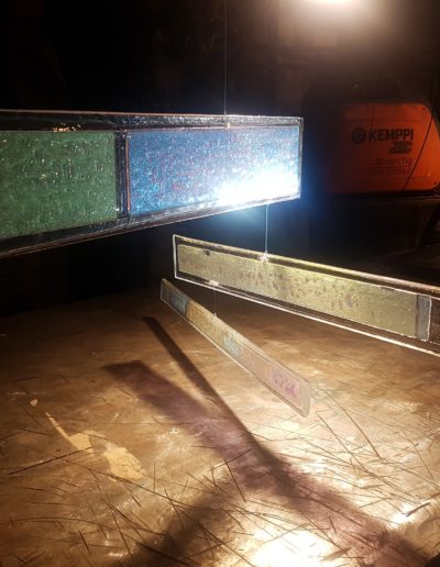 Paul Estier_2020_Archimède_Sculpture acier et verre